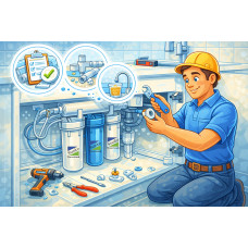 Монтаж фильтров для воды